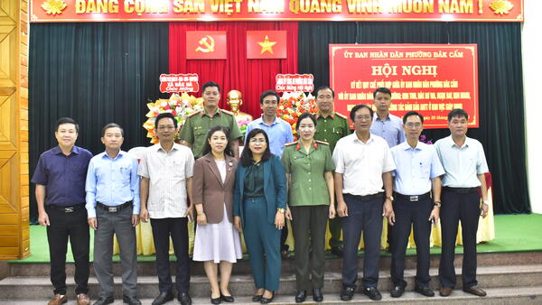 HỘI NGHỊ KÝ KẾT QUY CHẾ PHỐI HỢP CÔNG TÁC AN NINH TRẬT TỰ KHU VỰC GIÁP RANH