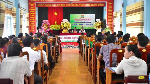 ĐẠI HỘI ĐẠI BIỂU HỘI NÔNG DÂN XÃ NGỌK BAY LẦN THỨ I, NHIỆM KỲ 2025-2030