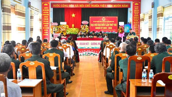 HỘI CỰU CHIẾN BINH XÃ NGỌK BAY TỔ CHỨC ĐẠI HỘI ĐẠI BIỂU LẦN THỨ VIII, NHIỆM KỲ 2025-2030
