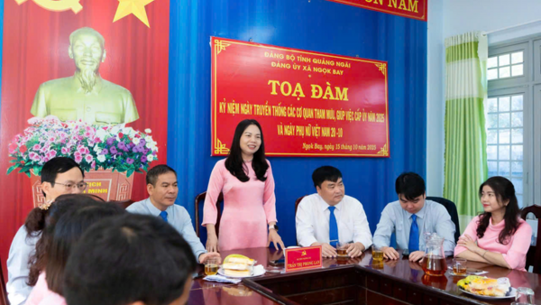 TOẠ ĐÀM KỶ NIỆM NGÀY TRUYỀN THỐNG CÁC CƠ QUAN THAM MƯU, GIÚP VIỆC CẤP UỶ NĂM 2025 VÀ NGÀY PHỤ NỮ VIỆT NAM 20/10